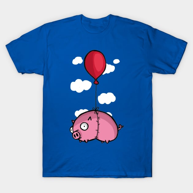 fly piggy fly T-Shirt by ybalasiano